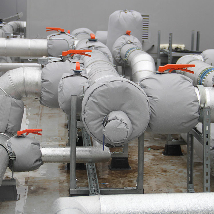 GEM Insulation Jackets Reduce energy losses in the Boiler Room